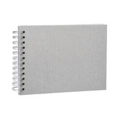 Focus Base Line Canvas klistra-in fotoalbum vita blad 23x17 Beige