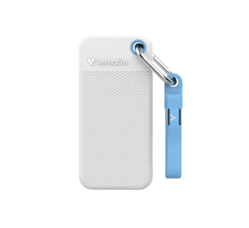 Verbatim Pocket SSD 1TB USB-C Extern hårddisk Vit
