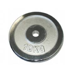 KUBISPORT Forkromet træningsplade 10 kg 30 mm