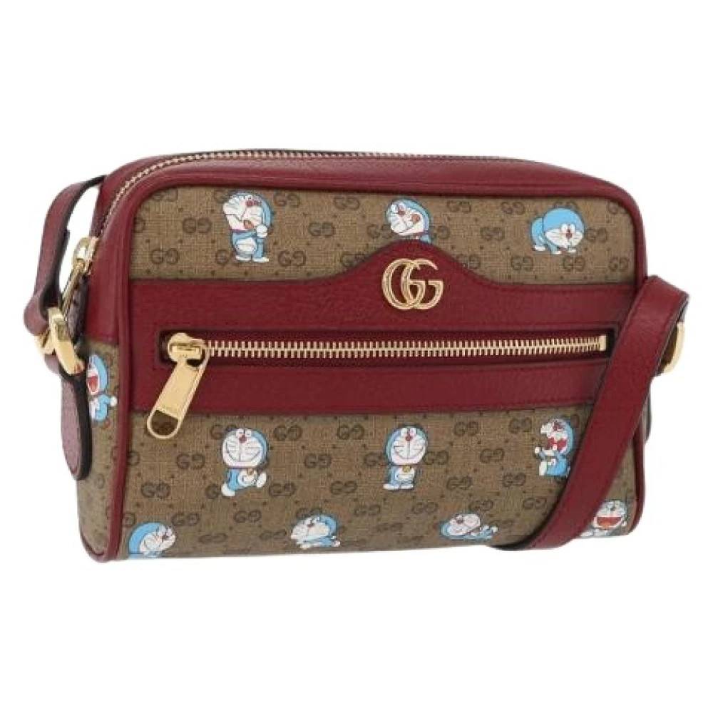 Gucci Vintage Pre-owned Vintage Small GG Canvas Skuldertaske - Vintage - Dame - Flerfarvet - ONE SIZE - Uld