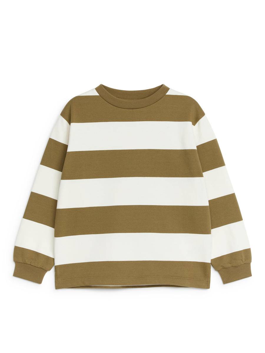 ARKET Cotton Sweatshirt -Green, 110/116