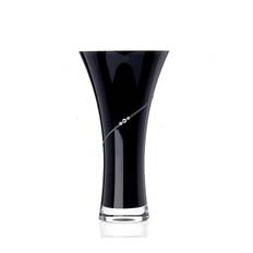 Sort krystalvase med Swarovski krystaller