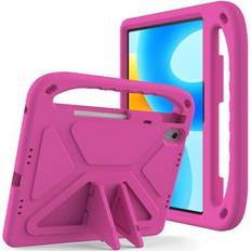 Huawei MatePad Air/MatePad 11.5/MatePad 11.5 S Stødsikkert Transportabelt Cover til Børn - Hot Pink
