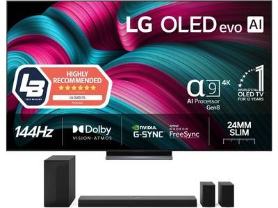LG 65" C5 AI 4K OLED smart-TV (2025) + soundbar