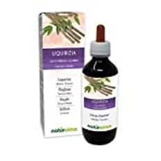 Lakritsrot (Glycyrrhiza glabra) rötter Alkoholfri modertinktur Naturalma - Flytande extrakt i droppar 200 ml - Kosttillskott - Vegan