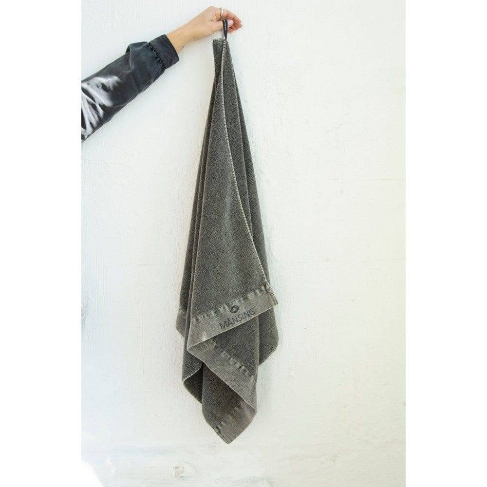 Månsing Frottéhandduk Kvant Grå - 70x140 cm