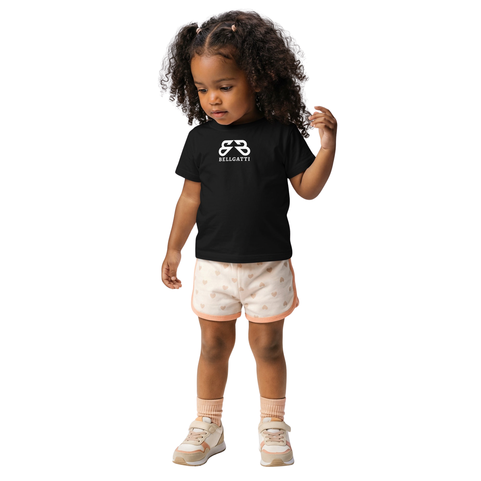 Bellgatti Signature Love Kids T-Shirt - Black / 24M