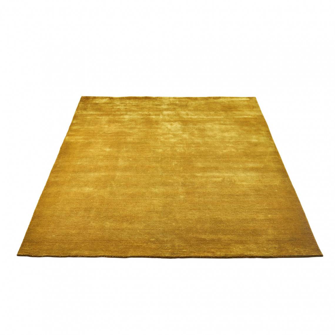Tæppe Earth Bamboo, Farve Mustard Yellow, Størrelse 250 x 300 cm.