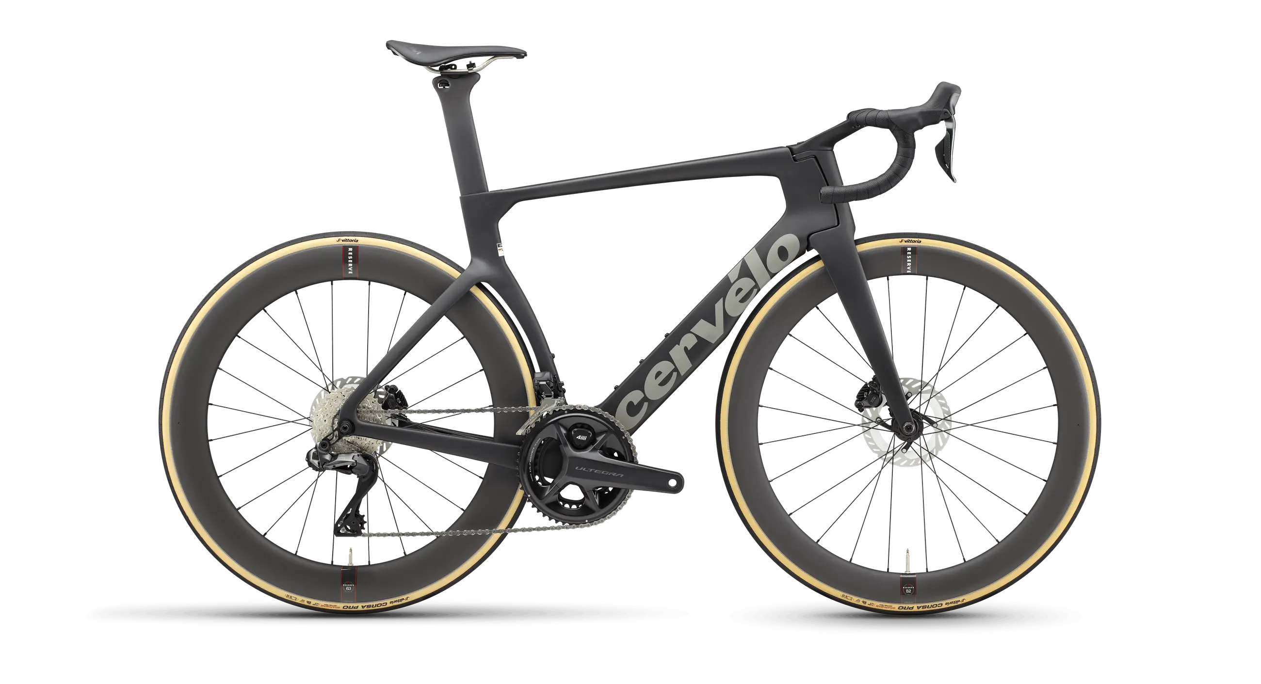 Cervélo S5 2025 - Shimano Ultegra R8170 12sp - Reserve 63 - 100 / 51 / black