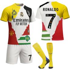 2025 Real Madrid Jubilæumsudgave Fodboldtrøje med Strømper No.7 Ronaldo