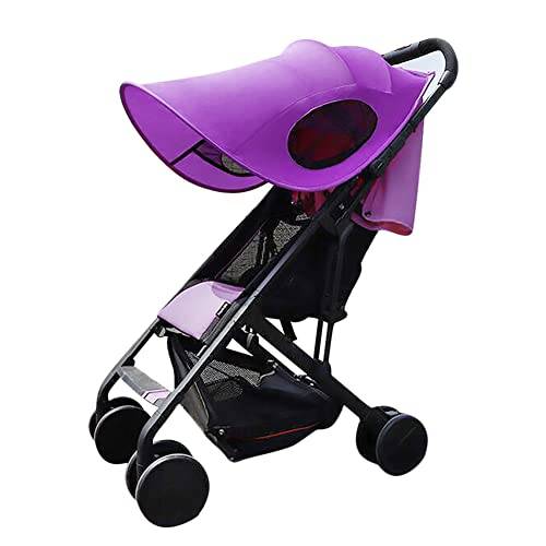 Solskydd för barnvagn universell barnvagn baldakin vattentät buggy solskydd barnvagn parasoll brett UV-skydd markis UPF 50 solskydd för barnvagn barnvagn buggy barnvagn