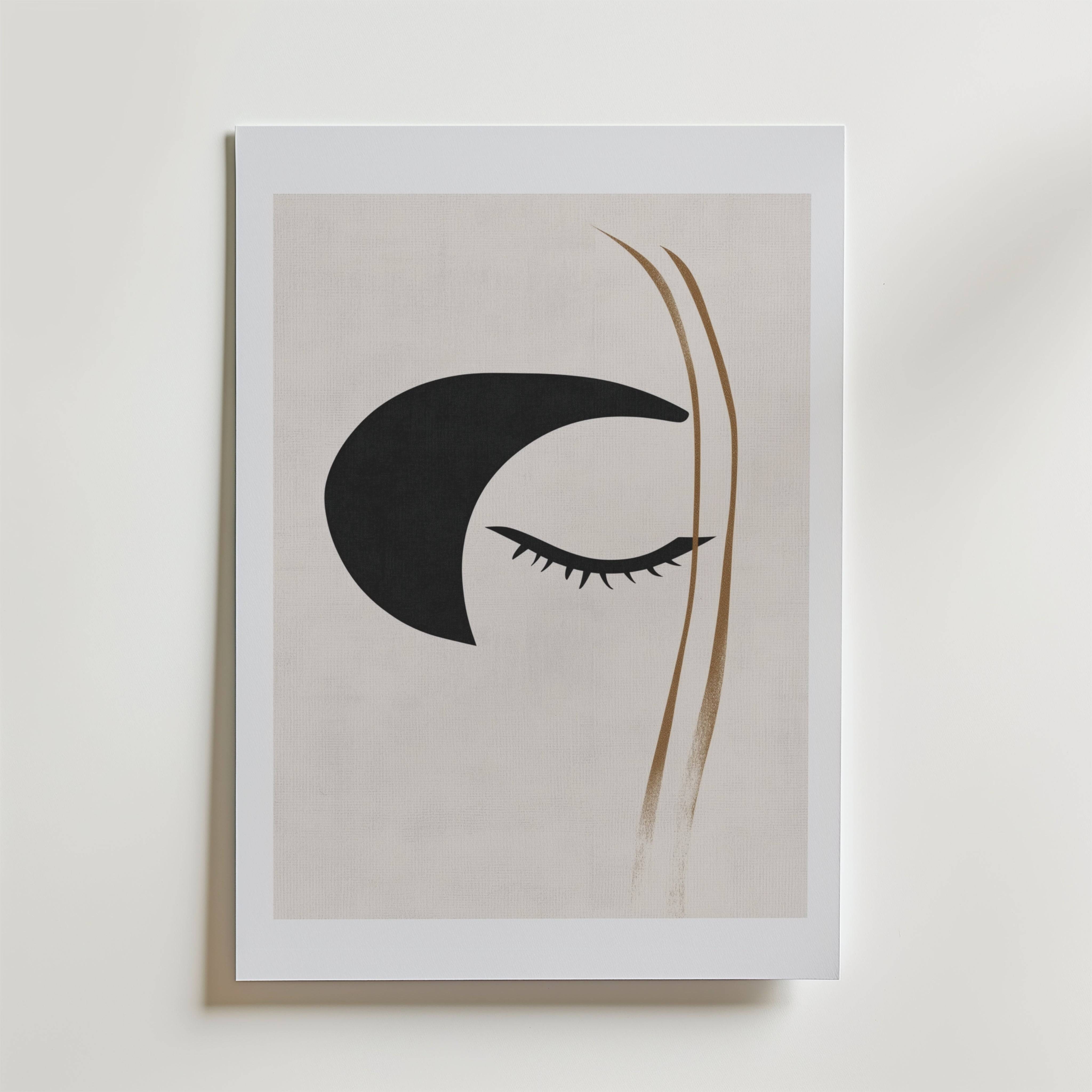Divine Blink Poster - Fine Art Poster 13x18 cm