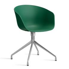 HAY About A Chair - AAC 20 - Poleret Drejestel - Teal Green