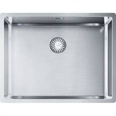 Franke BXX 210/110-54, Integral-Siebkorb als Druckknopfventil, verdecktem Ueberlauf, ohneTropfteil, ohne Batterieloch