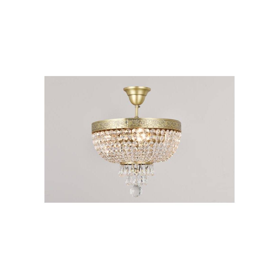 Norrsken Design Plafond Queen Antikmässing 30cm