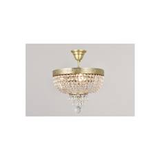 Plafond Queen Antikmässing 30cm