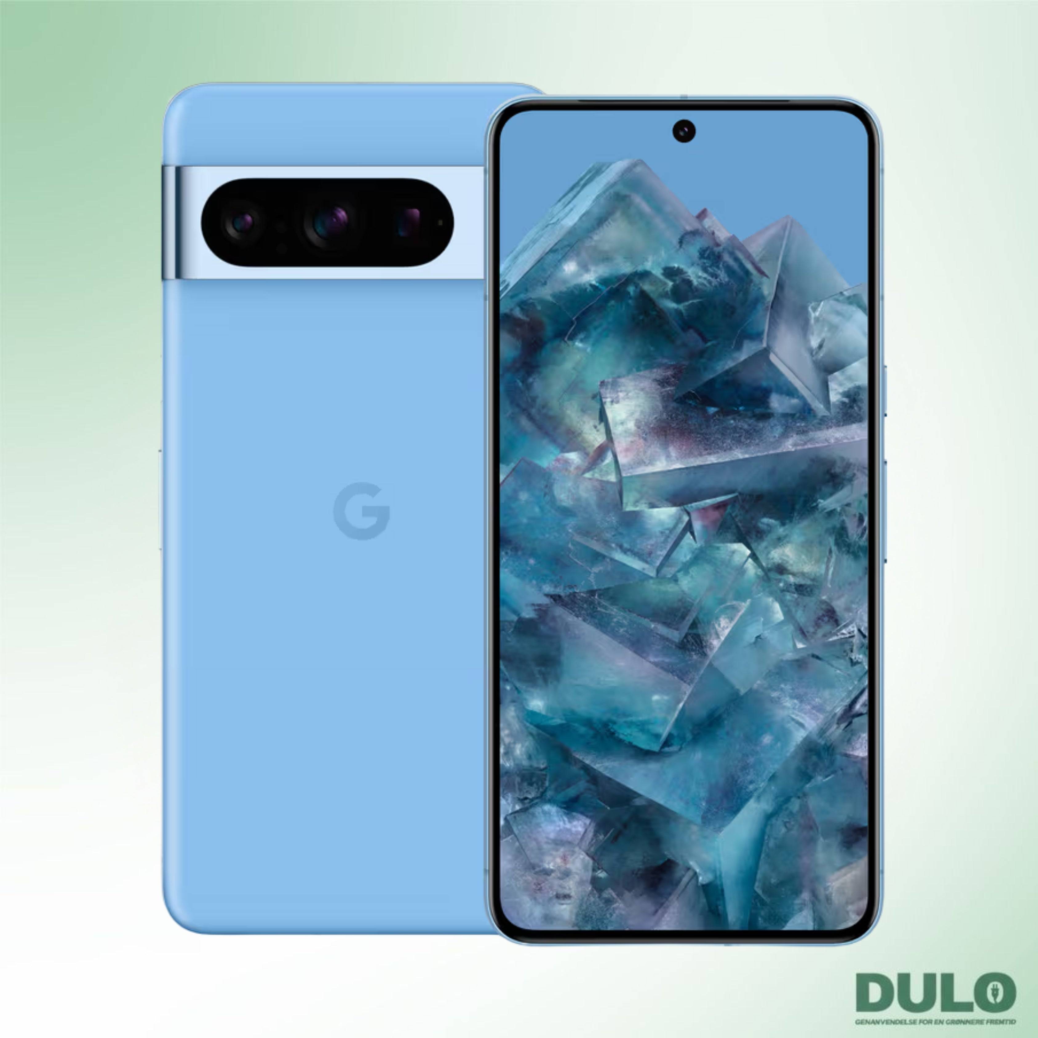 Google Pixel 8 Pro - Fremragende / 256 GB / Havblå