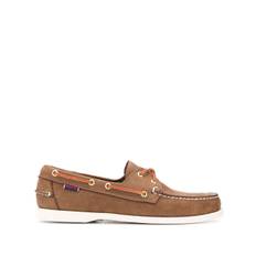 Sebago - Dockside Portland seglarskor - herr - läder/läder/gummi - 7.5 - Brun