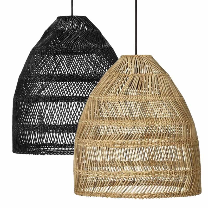 Pendel i snoet rattan Maja 36 cm - natur