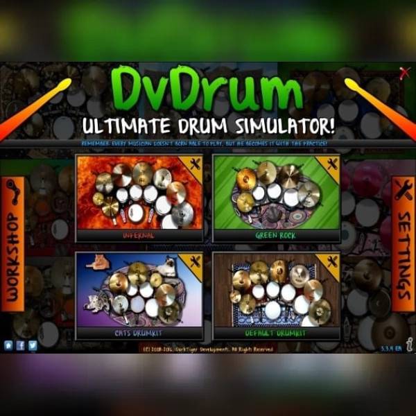 DvDrum, Ultimate Drum Simulator! (PC) Steam Key - GLOBAL
