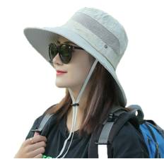 Sun UV Outdoor Safari Work Bicycle Wide Gray [MonikaSun] Hat, Protection, Hat, Hat, Women's Outdoor, Men's Outdoor, Hat, Hat, Brim, Women's Cap, grå färg