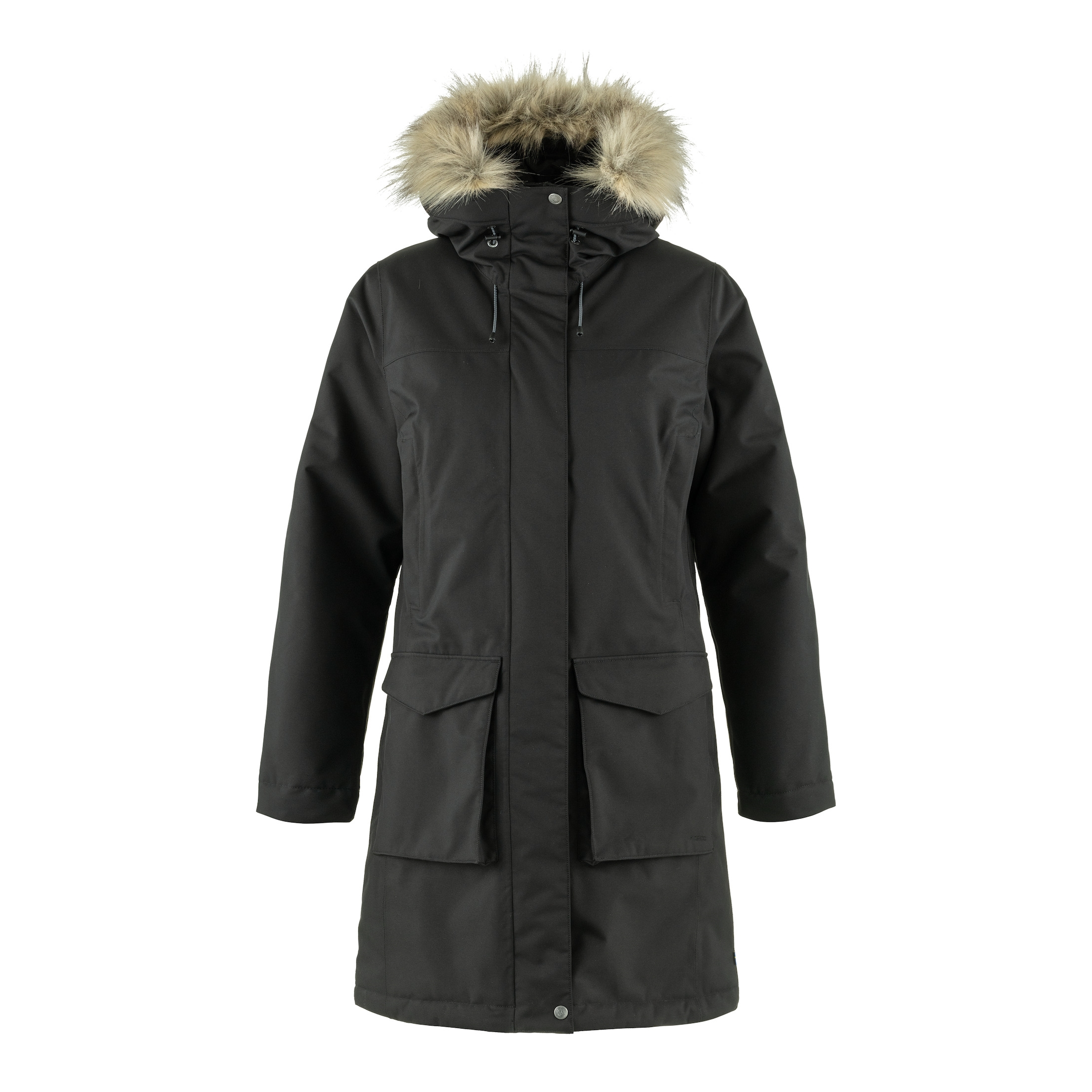 Fjällräven Nuuk Lite Parka W - Black (Størrelse: XL).