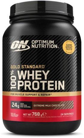 Optimum Nutrition Gold Standard 100% Whey - Extreme Milk Chocolate (768g) - Proteinpulver