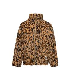 MINI RODINI Leopard Fleece Jacket |Multi/patterned |68-74