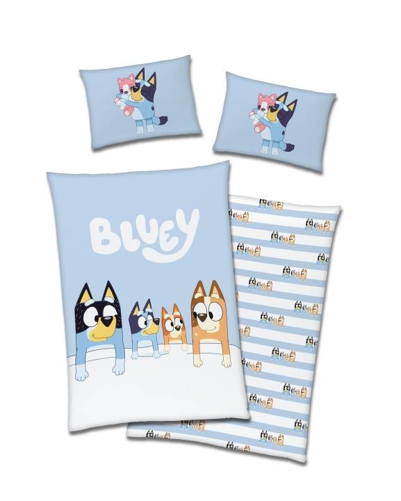 Bluey Sängkläder – vuxenstorlek 140 x 200 cm –Bluey