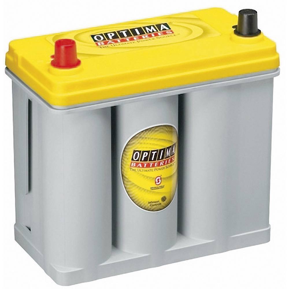 Optima Batteries YTS2.7 Blybatteri 12 V 38 Ah Bly AGM (B x H x D) 237 x 227 x 129 mm Konuspol Underhållsfri, Lindad cell konstruktion