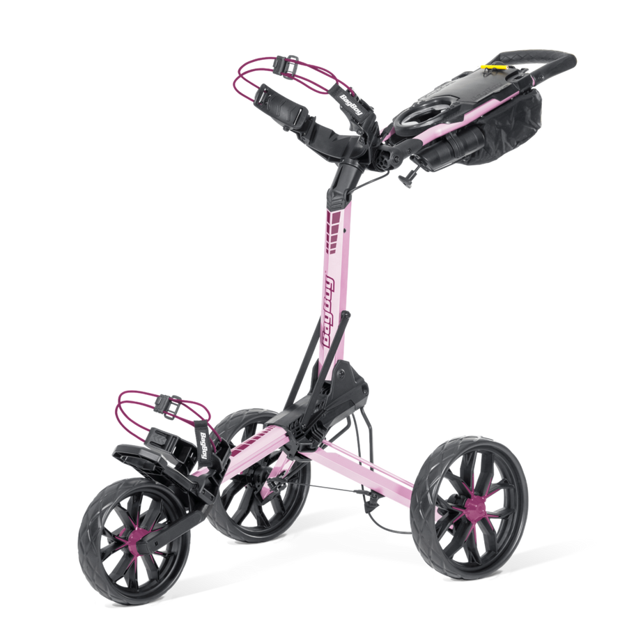 BagBoy Slimfold Auto-Open Push Cart PINK/WINE (USEX (ONE SIZE))