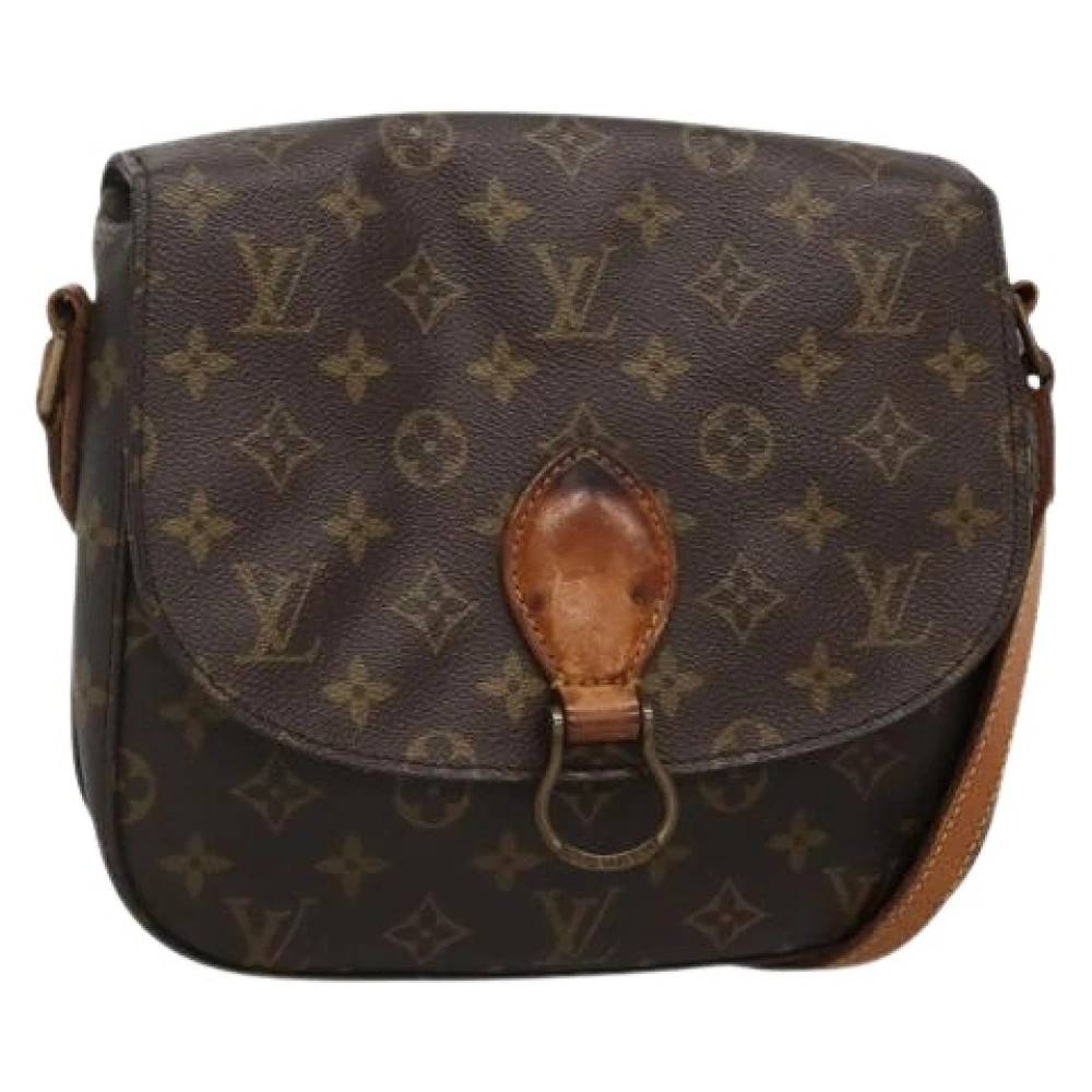Louis Vuitton Vintage - Pre-owned Monogram Canvas Axelremsväska Vintage - Dam - ONE Size - Läder