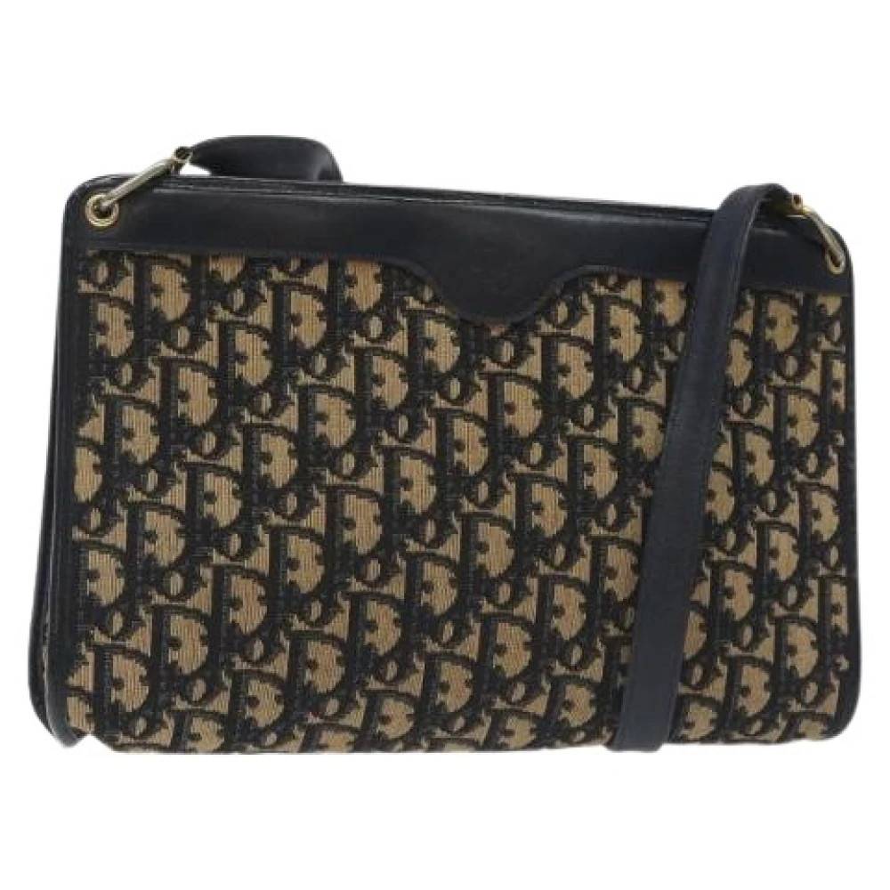 Dior Vintage - Pre-owned Trotter Canvas Axelremsväska Vintage - Dam - ONE Size - Läder