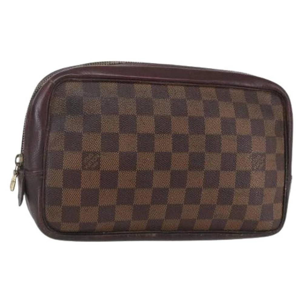 Louis Vuitton Vintage Pre-owned Vintage Clutch - Vintage - Dame - Brun - ONE SIZE - Tyl