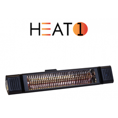 HEAT1 ECO PLUS-LINE TERRASSEVARMER SORT 1500W