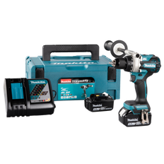 Makita DHP486RTR-DAV slagboremaskine 18V inkl. 2x5,0 Ah batteri og lader