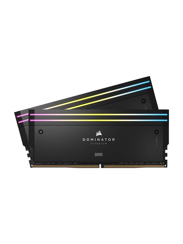 Corsair Dominator Titanium DDR5-7000 - 32GB - CL34 - Dual Channel (2 pcs) - Intel XMP - Sort med RGB
