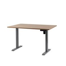 Operator II elektrisk hæve sænkebord 120x60 cm, alu stel - Eg