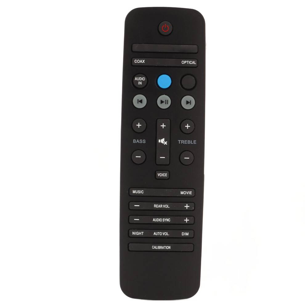 Reservefjernbetjening til Philips Fidelio Soundbar, Til Philips Soundbar Lavet af ABS-plastmaterialer, God kvalitet, God kvalitet, God kvalitet