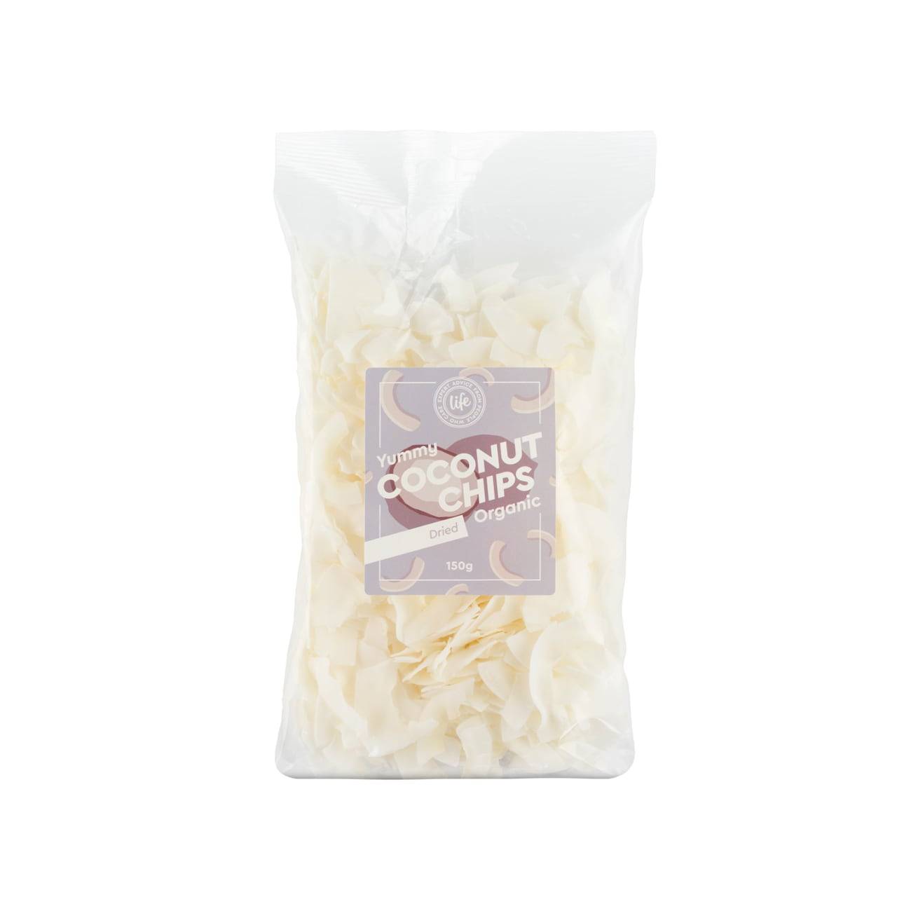 Life Coconut Chips Org 150g