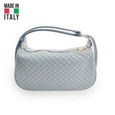 Women&#39;s Shoulder Bag. Made In Italy. Made Of Genuine Leather. Travel, Business Trip, Vacation, Work, Commuting, Light Luxury Style. Y2k. Retro, Fashio - Baby Blue