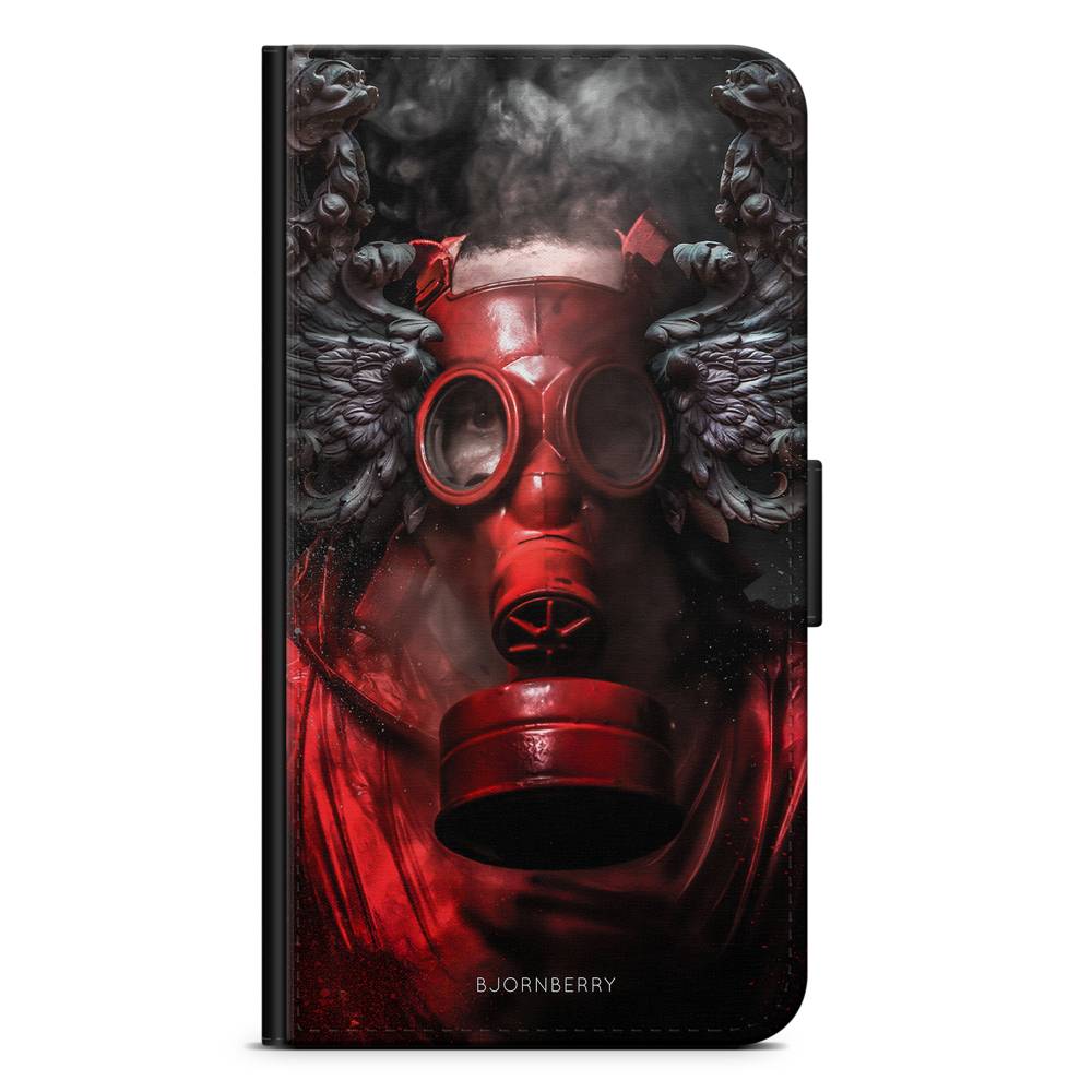 OnePlus 6 Plånboksfodral - Gas Mask | Mobilskal & Mobilfodral BJORNBERRY