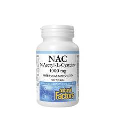 Natural Factors - N-Acetyl-L-Cystein, 1000 mg, 90 tabletter