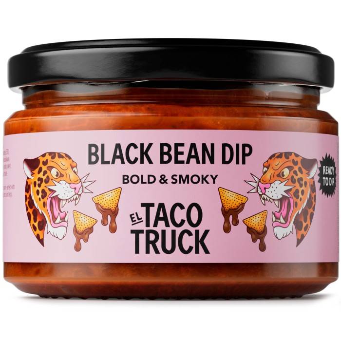 El Taco Truck Black Bean Dip Bold & Smokey 250g