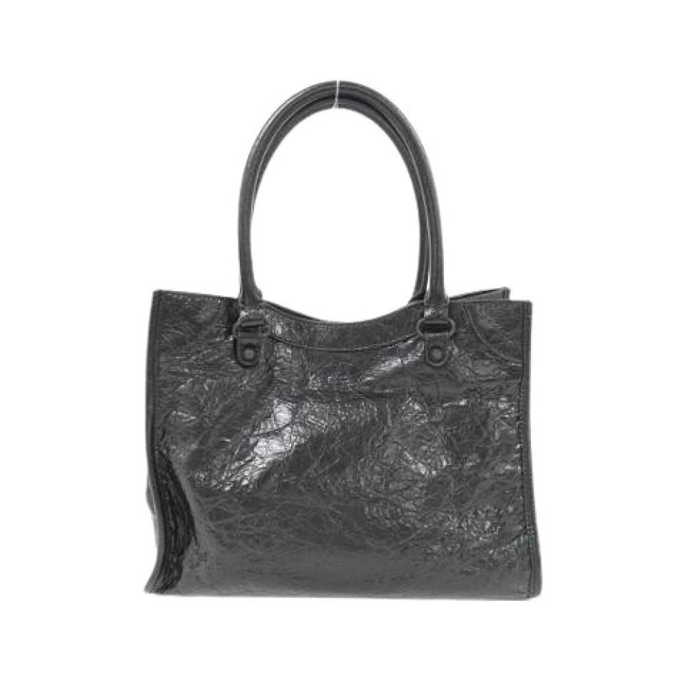 Balenciaga Vintage - Pre-owned Le Cagole City Mini Lambskin Shoulder Bag Vintage - Dam - ONE Size - Läder