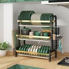 Kitchen & Tabletop Organizer Dish Drainer Household Utensil Holder Knife Chopsticks Cutting Board Dish Bowl Dish Drying Rack
