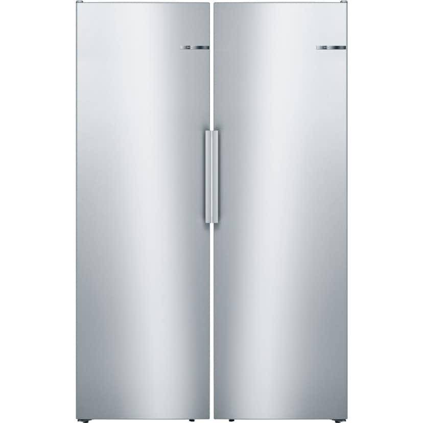 Kyl- och Fryspaket Bosch Serie 4 KSV33VLEP + GSN33VLEP 176 cm Rostfri Look