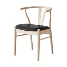 Hammel Furniture FREJA Spisebordsstol Oak Soap & Sydney Black Leather