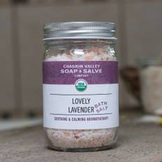 Lovely Lavender & Rosemary økologisk bade salt: ømme muskler, afstressende, forynger huden