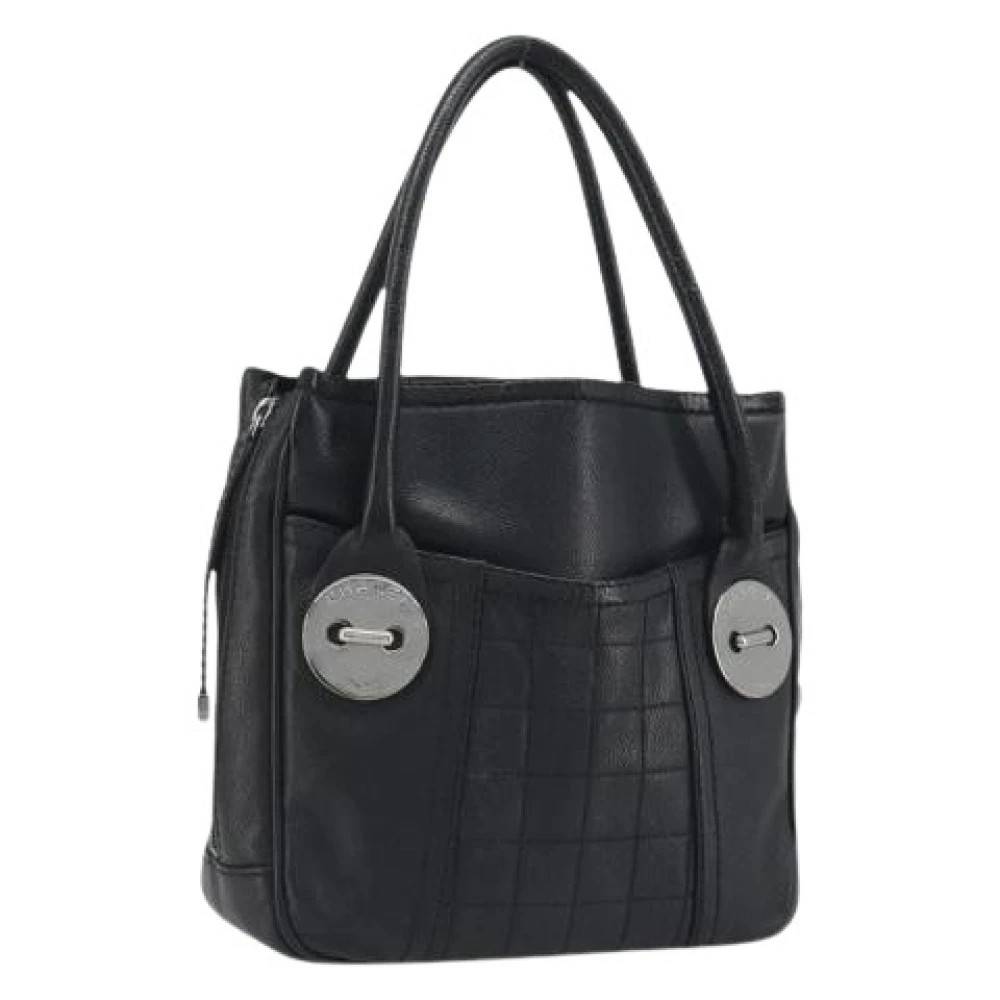 Chanel Vintage Pre-owned Vintage Tote Bag - Vintage - Dame - Sort - ONE SIZE - Læder